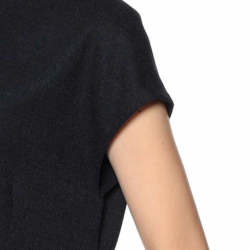 BARNEYS NEW YORK セットアップタックドレス NAVY