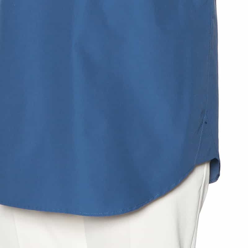 BARNEYS NEW YORK ウォッシャブル ビッグボウタイブラウス BLUE