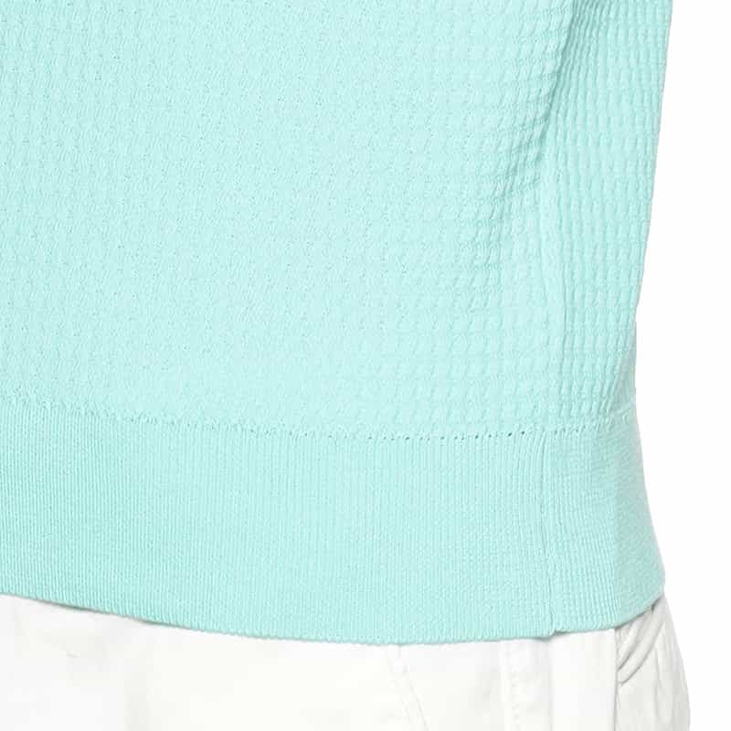 GRANSASSO フレッシュコットンニットプルオーバー TURQUOISE