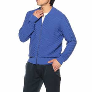 ジップアップニットブルゾン