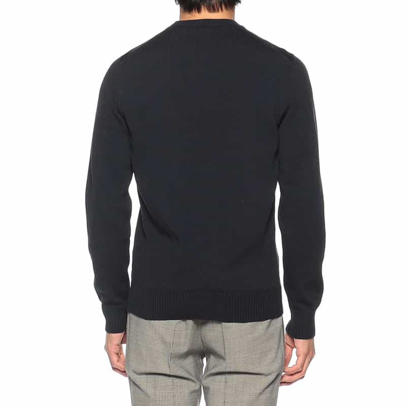 DRUMOHR コットンニットプルオーバー NAVY