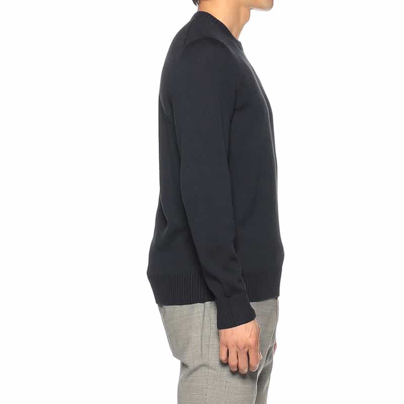 DRUMOHR コットンニットプルオーバー NAVY