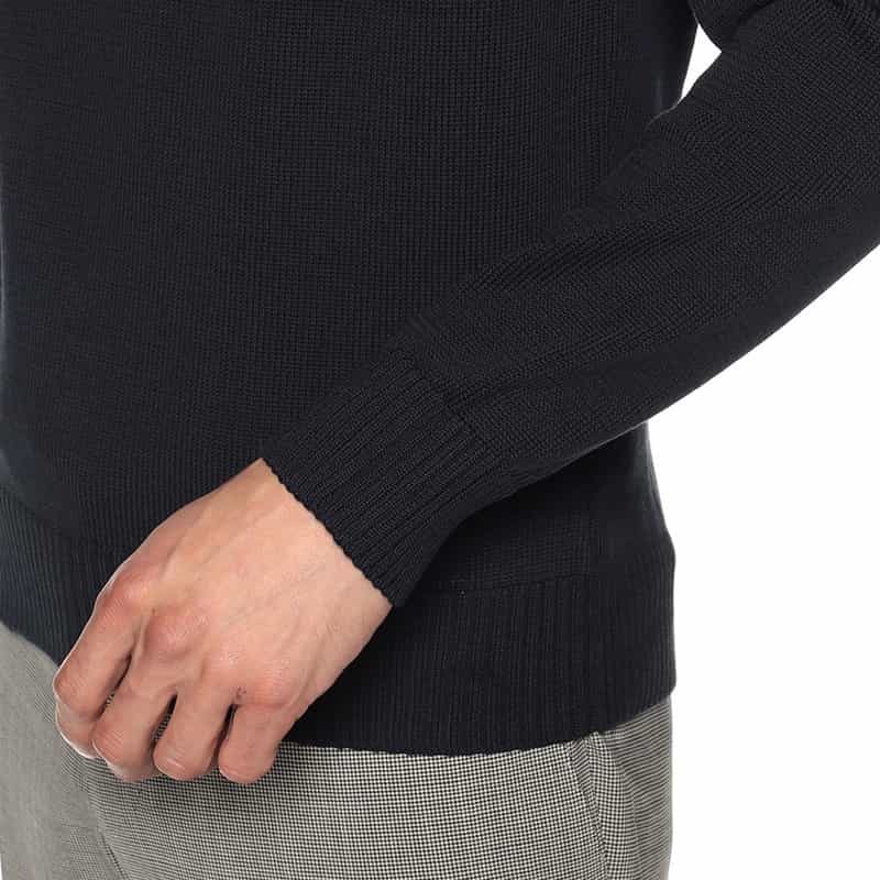 DRUMOHR コットンニットプルオーバー NAVY