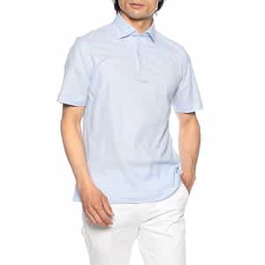 ワッフルジャージーポロシャツ