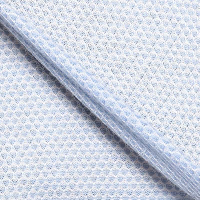 GUY ROVER ワッフルジャージーポロシャツ LIGHT BLUE