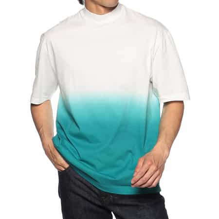 バーニーズ ニューヨーク限定モックネックグラデーションTシャツ