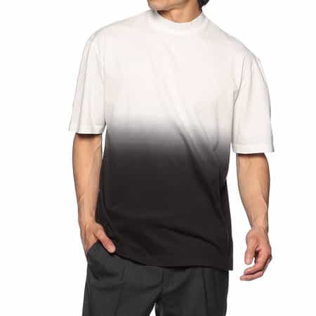 バーニーズ ニューヨーク限定モックネックグラデーションTシャツ