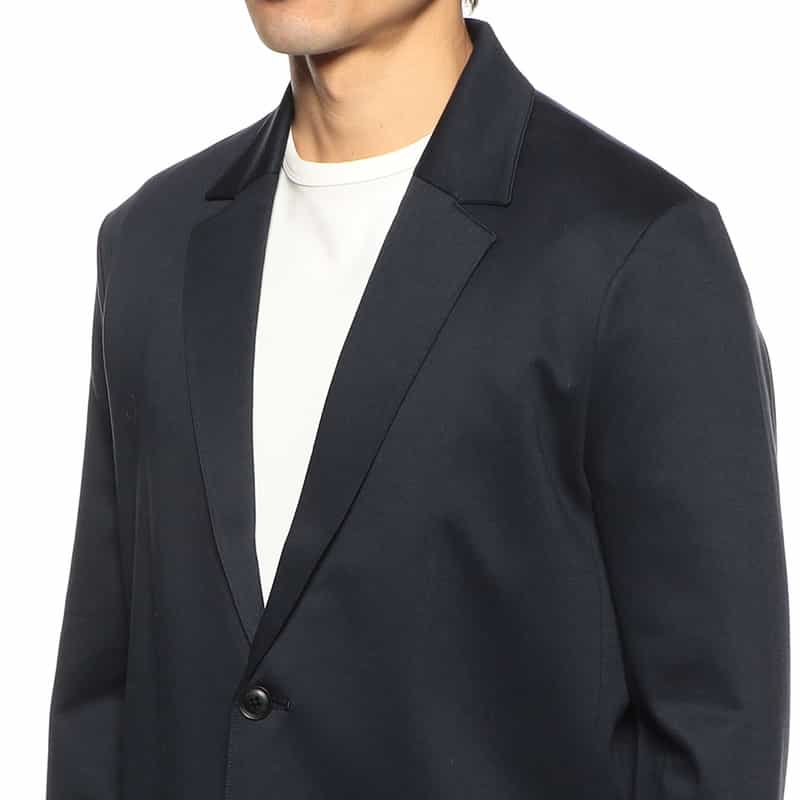 THREE DOTS ダンボールニットジャケット BLACK