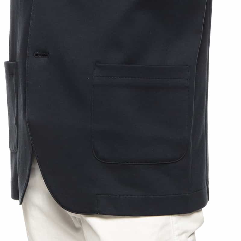 THREE DOTS ダンボールニットジャケット BLACK