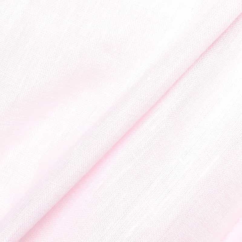 BARNEYS NEW YORK ウォッシャブルリネンVネックロングドレス (ハードマン社製リネン使用) LIGHT PINK