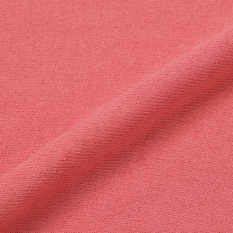 BARNEYS NEW YORK コットンホールガーメントニットプルオーバー PINK