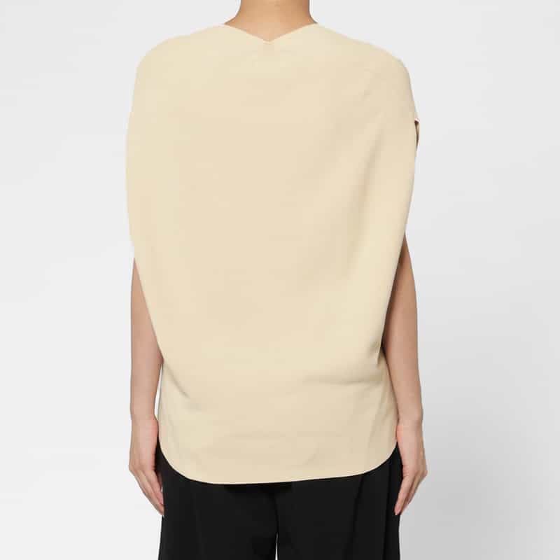 BARNEYS NEW YORK ホールガーメント Vネックニットプルオーバー BEIGE