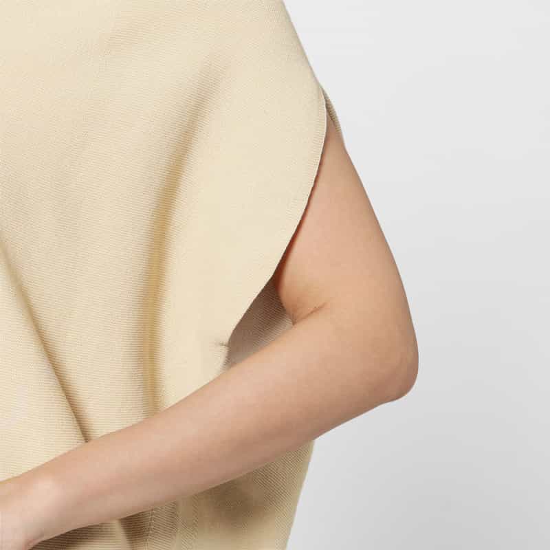 BARNEYS NEW YORK ホールガーメント Vネックニットプルオーバー BEIGE