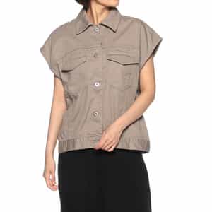 ウォッシャブル デニムショートジャケット