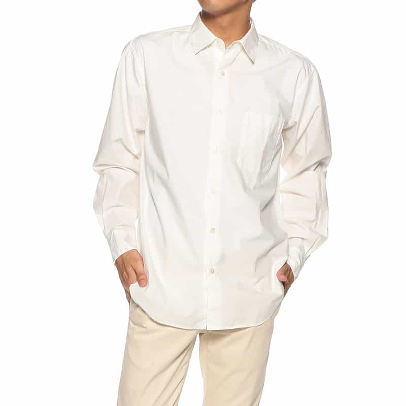 BARNEYS NEW YORK タイプライターシャツ WHITE