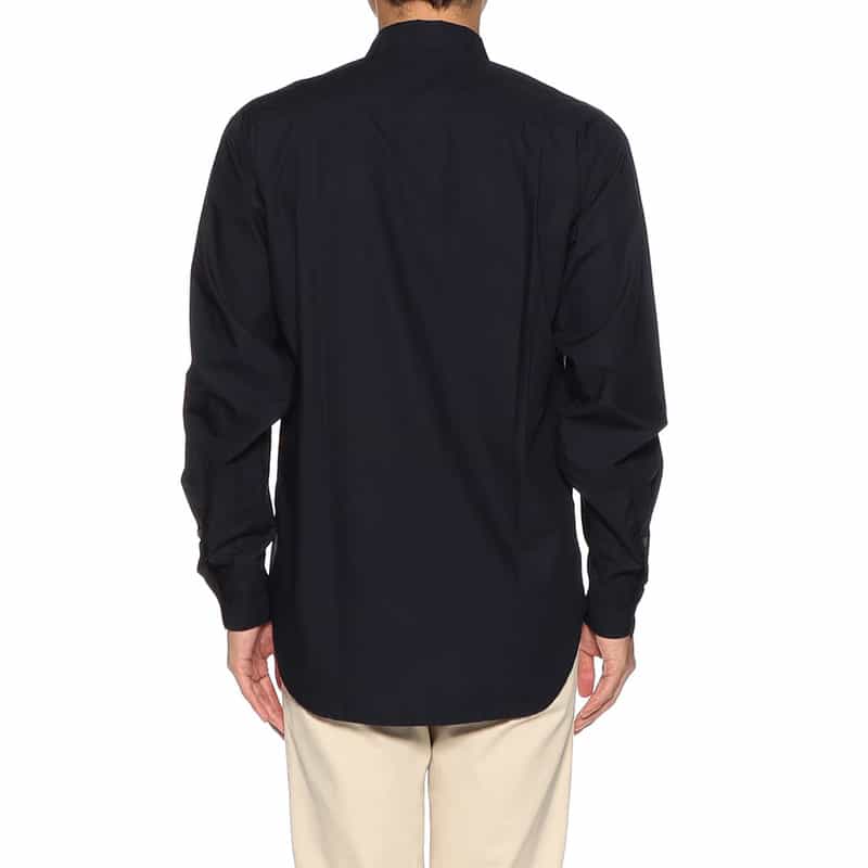 BARNEYS NEW YORK タイプライターシャツ NAVY