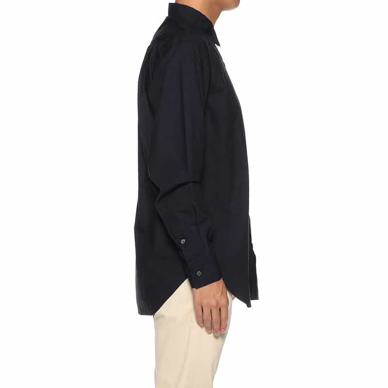 BARNEYS NEW YORK タイプライターシャツ NAVY