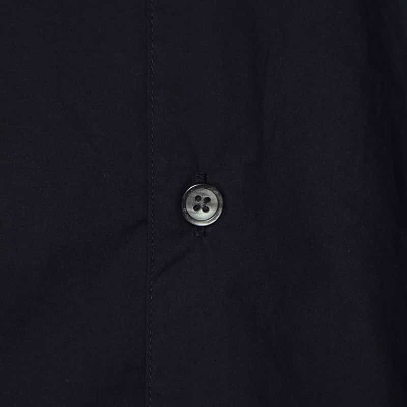 BARNEYS NEW YORK タイプライターシャツ NAVY