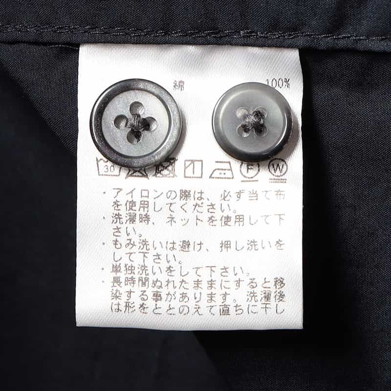 BARNEYS NEW YORK タイプライターシャツ NAVY