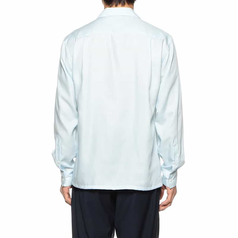 BARNEYS NEW YORK オープンカラーシャツ LIGHT BLUE