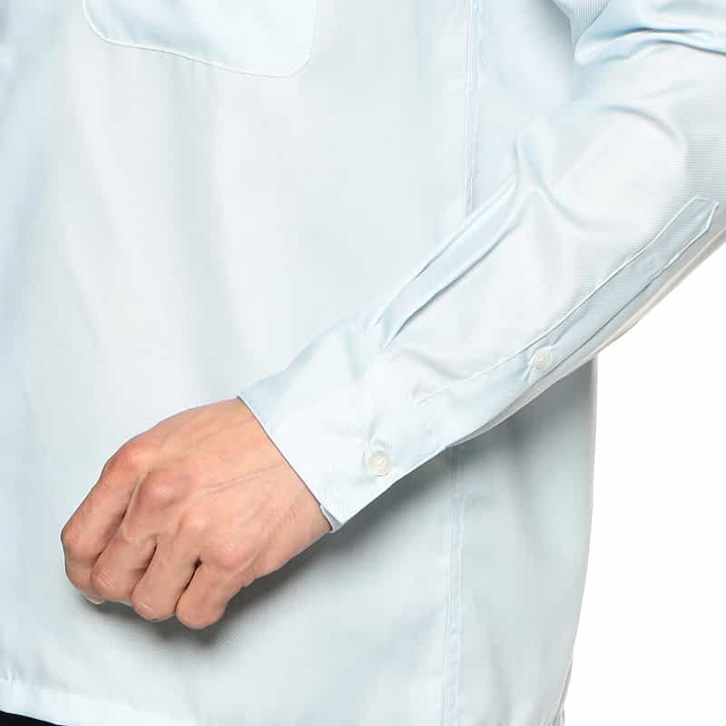 BARNEYS NEW YORK オープンカラーシャツ LIGHT BLUE