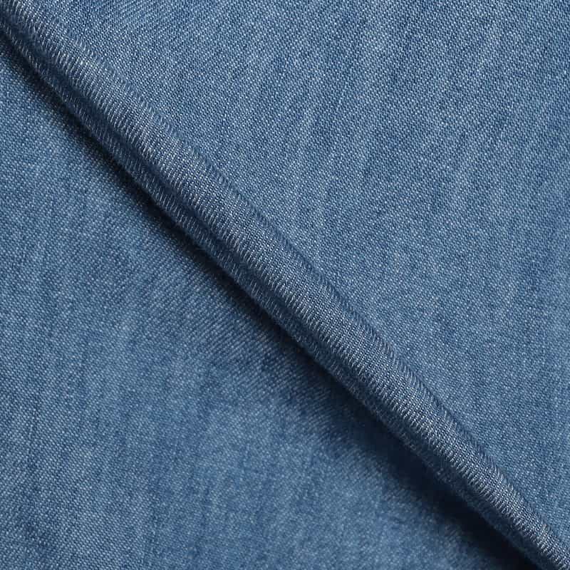 BARNEYS NEW YORK 半袖デニムオープンカラーシャツ BLUE