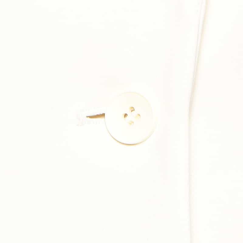 BARNEYS NEW YORK セットアップウォッシャブルテーラードスリーブレスジャケット IVORY