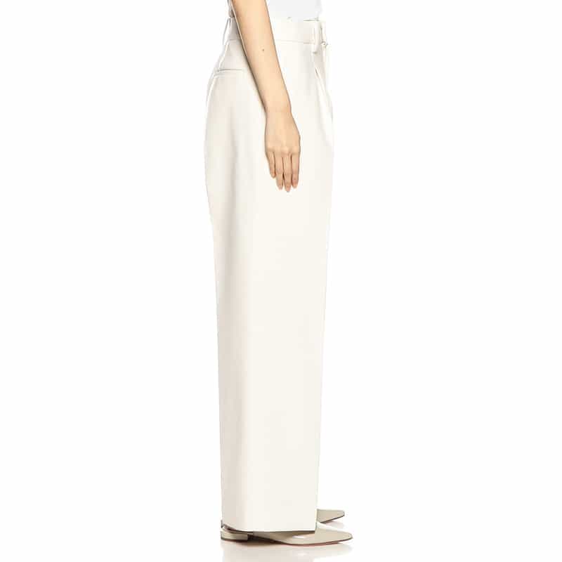 BARNEYS NEW YORK セットアップウォッシャブルワイドパンツ IVORY