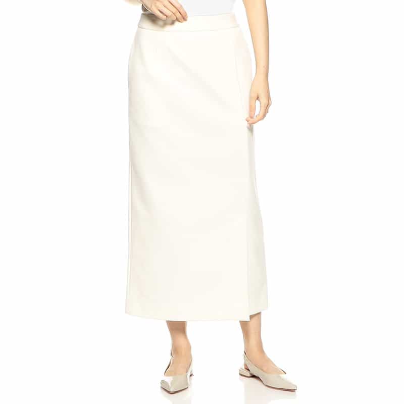 BARNEYS NEW YORK セットアップウォッシャブルタイトスカート IVORY