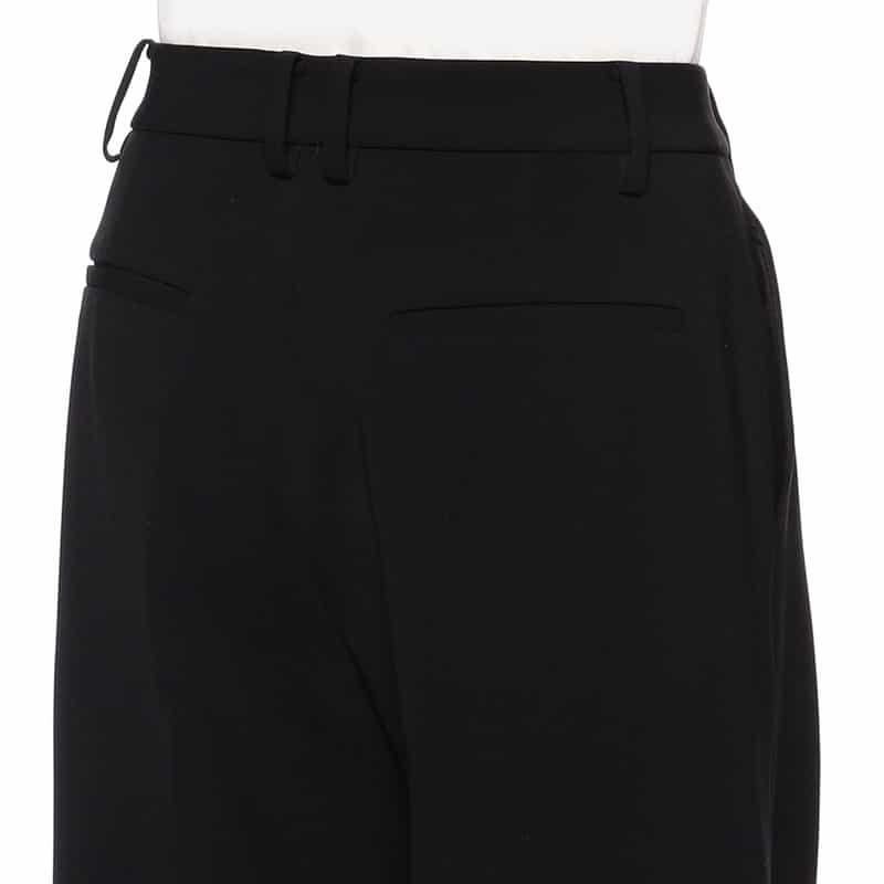 BARNEYS NEW YORK セットアップウォッシャブル ワイドパンツ BLACK