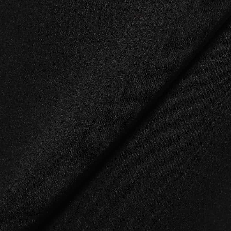 BARNEYS NEW YORK セットアップウォッシャブルシルクストレッチワイドパンツ BLACK