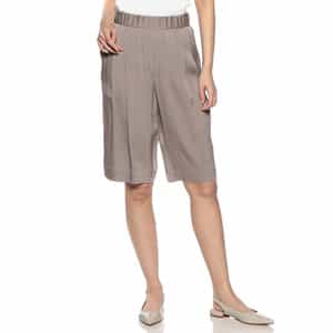 セットアップウォッシャブルシルクストレッチショートパンツ