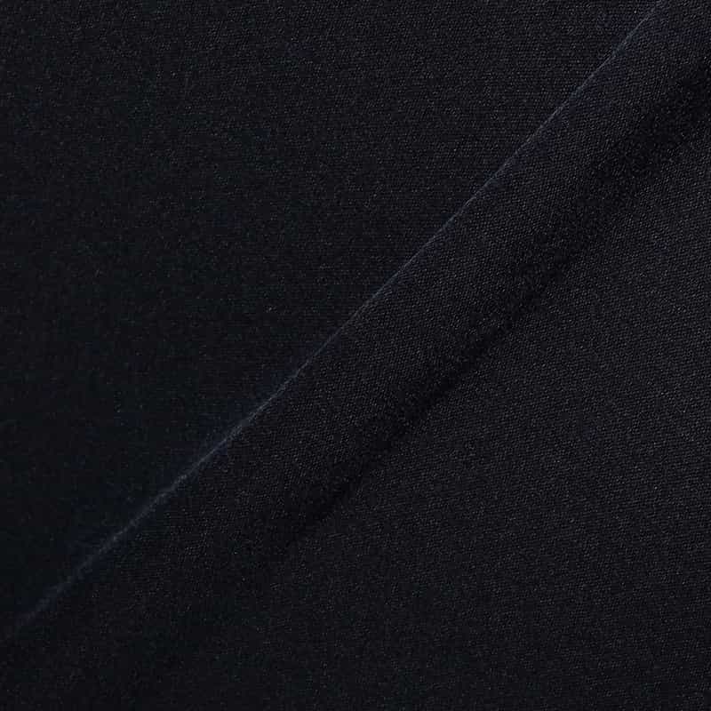 BARNEYS NEW YORK セットアップウォッシャブルシルクストレッチアシンメトリードレープスカート NAVY