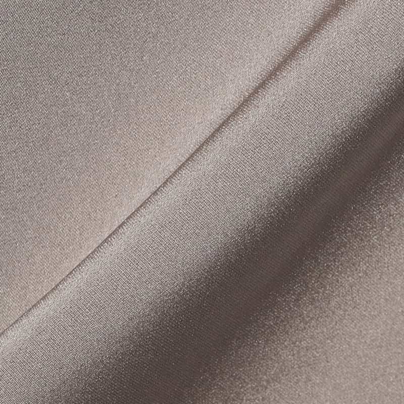 BARNEYS NEW YORK セットアップウォッシャブルシルクストレッチアシンメトリードレープスカート LIGHT BROWN
