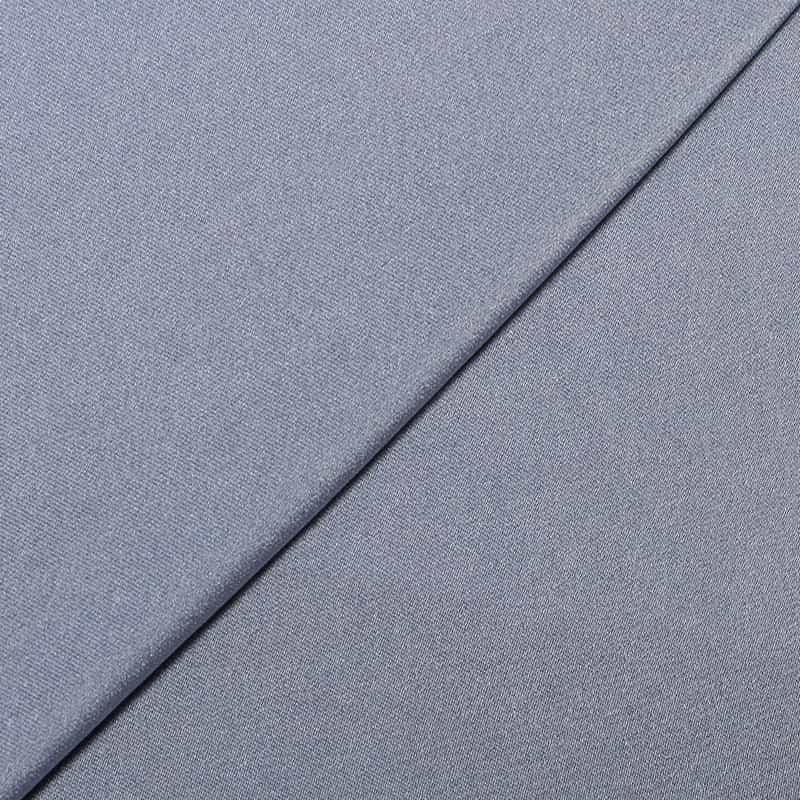 BARNEYS NEW YORK セットアップウォッシャブルシルクストレッチラウンドヘムプルオーバー BLUE GRAY