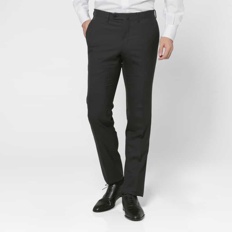 BARNEYS NEW YORK ウールトロピカル素材スーツ DARK GRAY