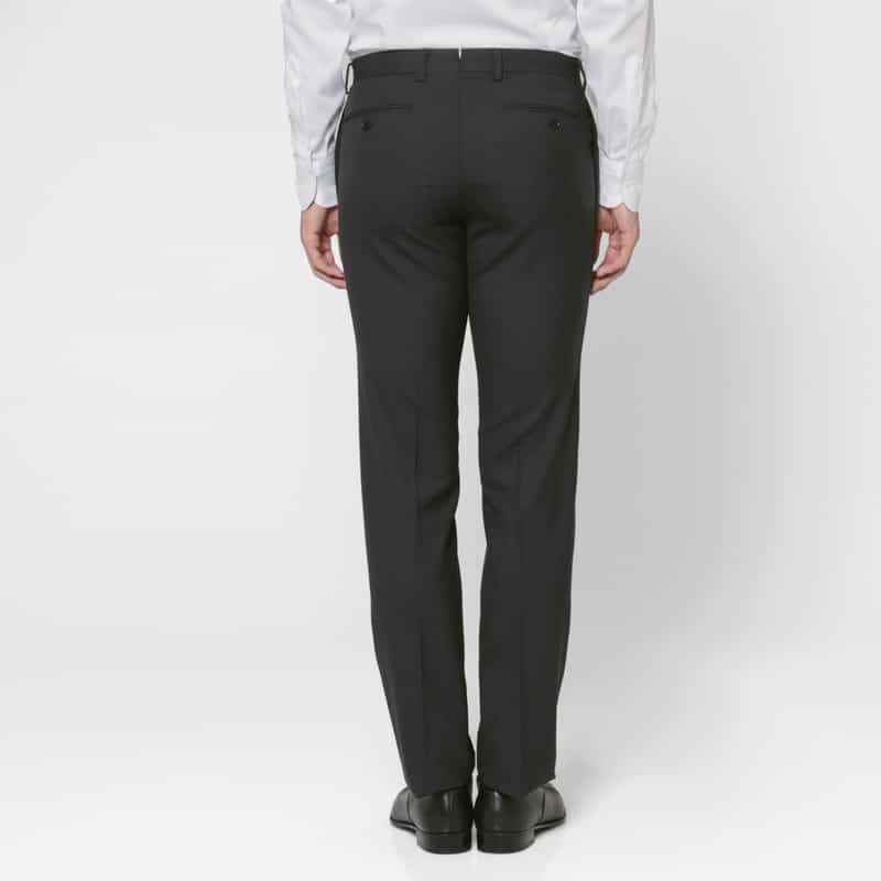 BARNEYS NEW YORK ウールトロピカル素材スーツ DARK GRAY