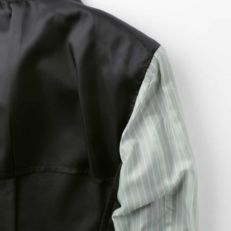 BARNEYS NEW YORK ウールトロピカル素材スーツ DARK GRAY