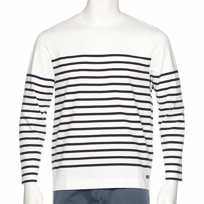 LE MINOR バーニーズ ニューヨーク限定ボーダーカットソー WHITE