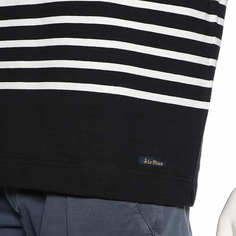 LE MINOR バーニーズ ニューヨーク限定ボーダーカットソー BLACK