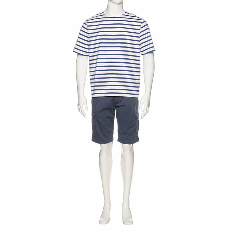 LE MINOR バーニーズ　ニューヨーク限定ボーダーカットソー BLUE