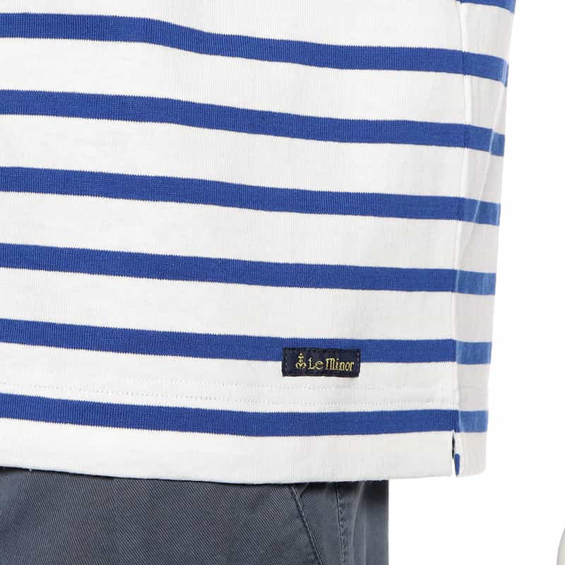 LE MINOR バーニーズ　ニューヨーク限定ボーダーカットソー BLUE