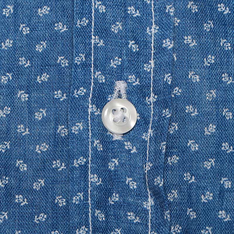 FRANK&EILEEN “EILEEN" リネンシャツ BLUE