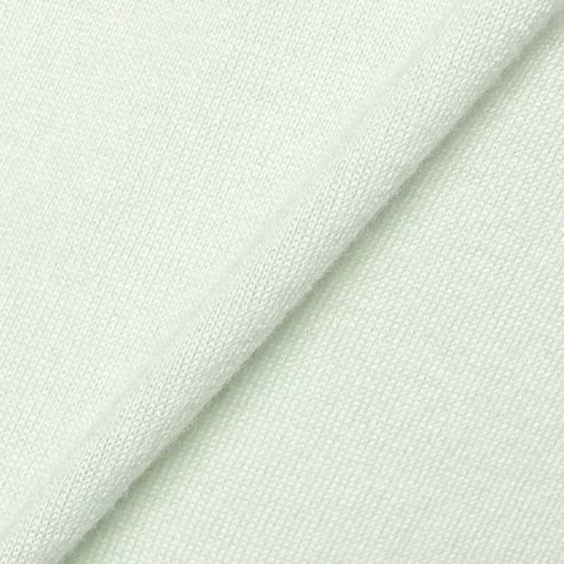 BARNEYS NEW YORK ウォッシャブルカシミヤシルクVネックニットプルオーバー LIGHT GREEN