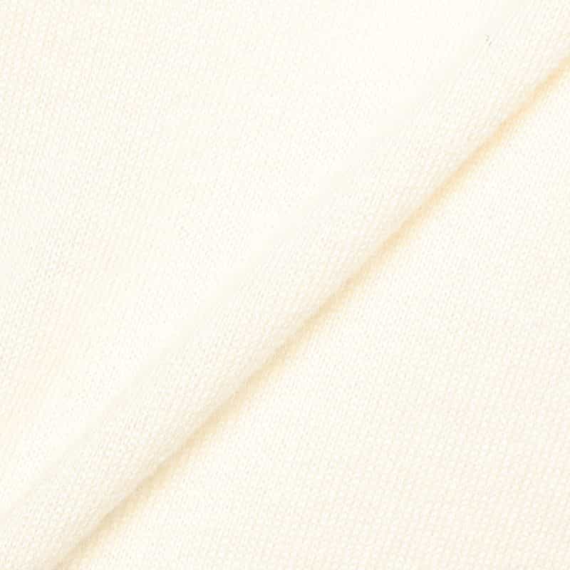 BARNEYS NEW YORK ウォッシャブルカシミヤシルクモックネックニットプルオーバー IVORY