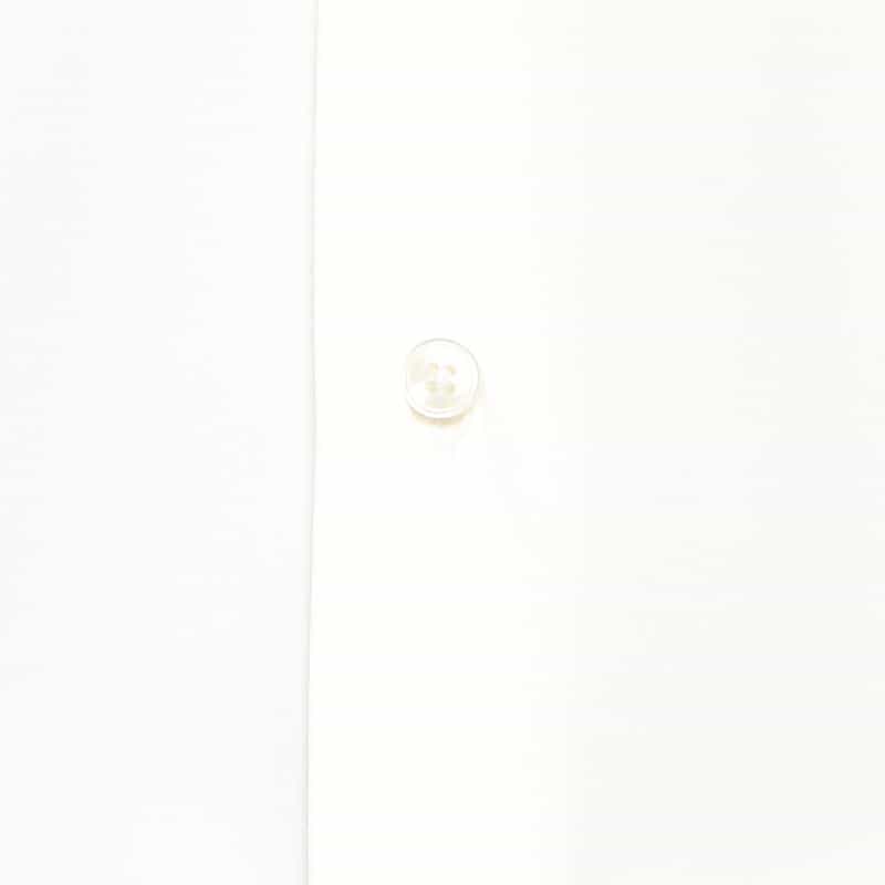 XACUS イージーケアソリッドシャツ WHITE