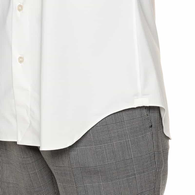 XACUS バーニーズ ニューヨーク限定ストレッチシャツ WHITE