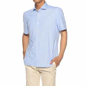 ストライププリントシャツ