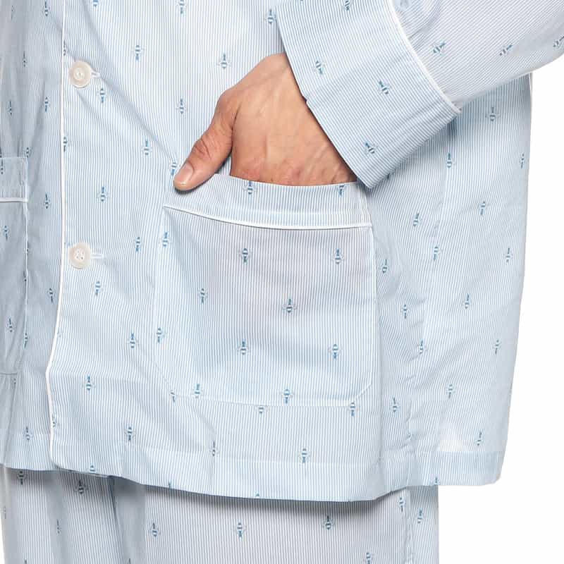 DEREK ROSE ナイトウェア BLUE