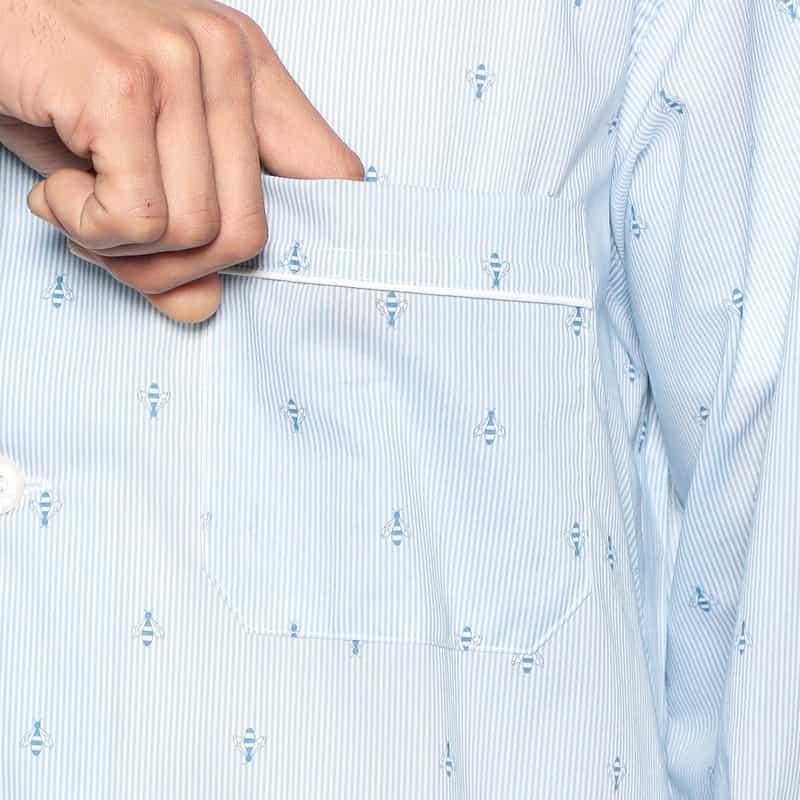 DEREK ROSE ナイトウェア BLUE